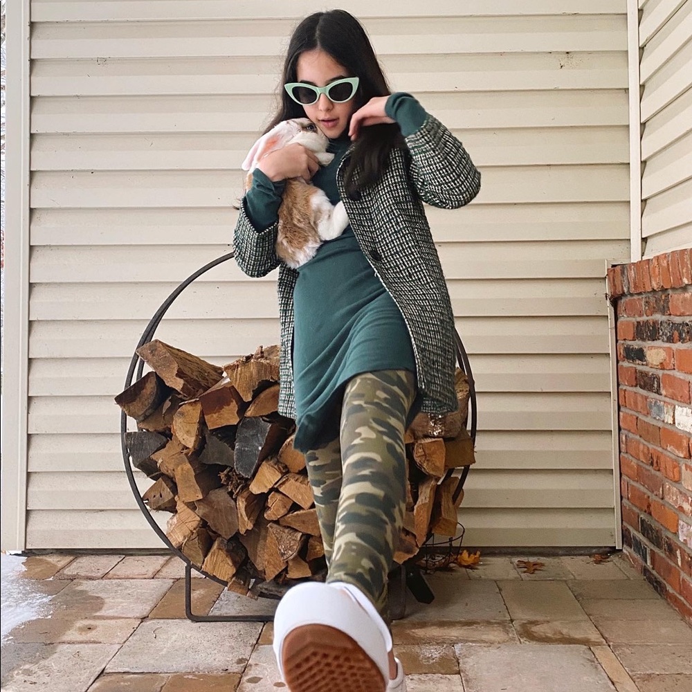 Zara twisted yarn coat